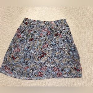 Zadig & Voltaire Jerry Soft British Flowers Skirt NWT size 8